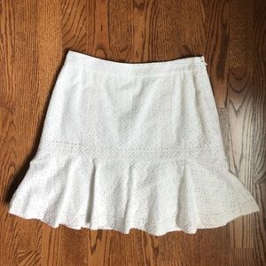 Vineyard Vines white eyelet skirt